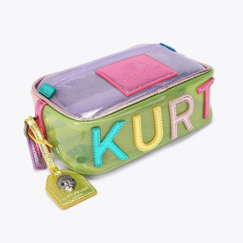 Kurt Geiger Small Vinyl Southbank Camera Bag Colorati | OLEGIF-073