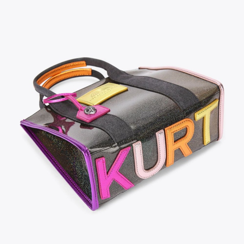 Kurt Geiger Small Vinyl Southbank Tote Bag Colorati | AGUKXI-631