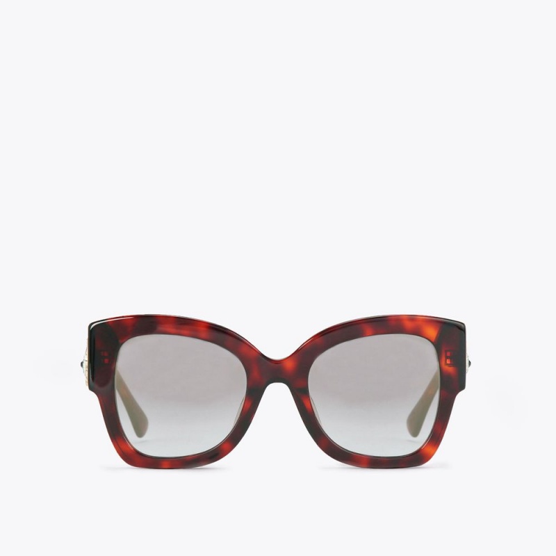 Kurt Geiger Square Butterfly Sunglasses Maro | WHBDEL-071