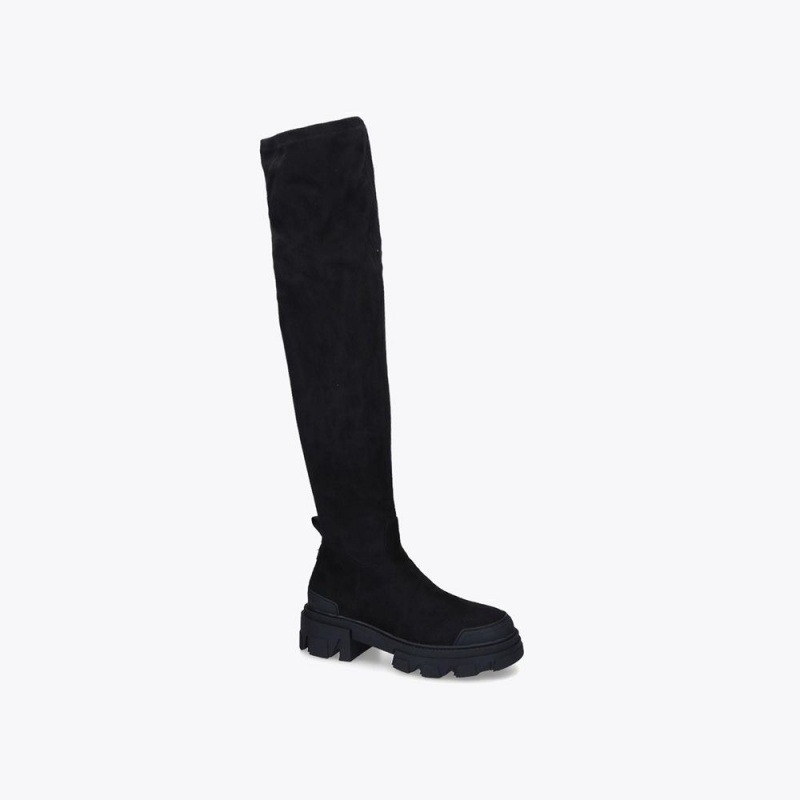 Kurt Geiger Trekker Sock Over The Knee Negrii | EQTFXD-192