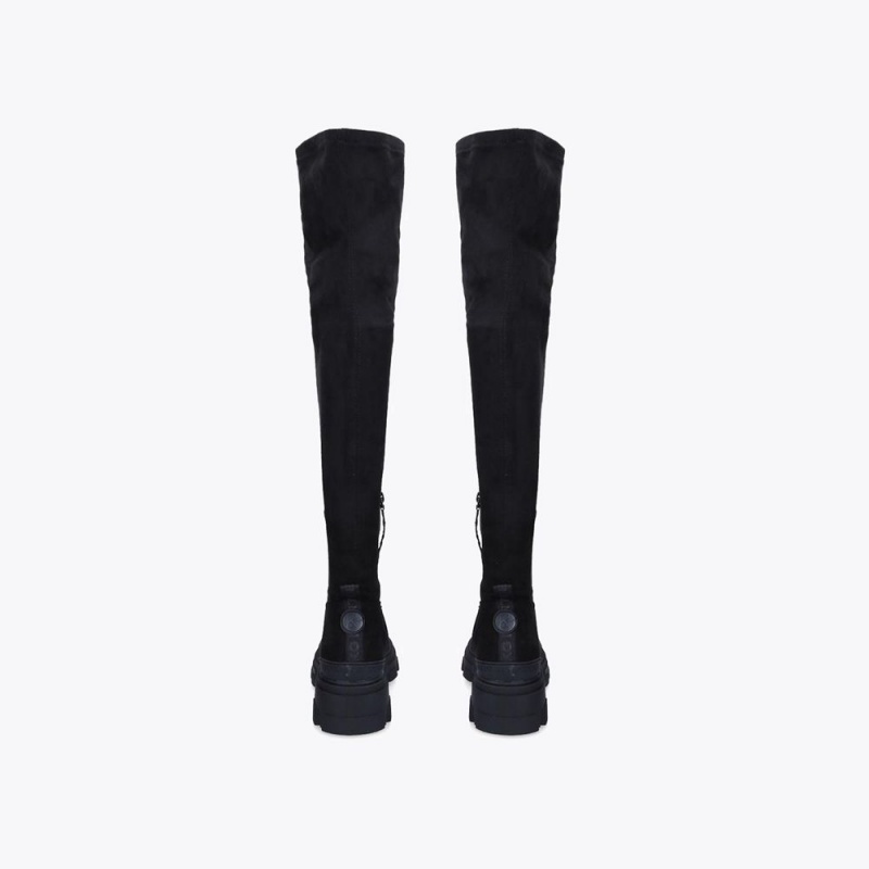 Kurt Geiger Trekker Sock Over The Knee Negrii | EQTFXD-192