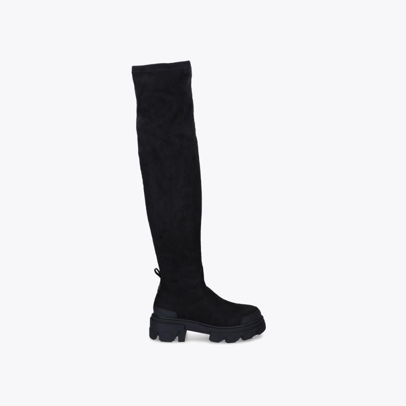 Kurt Geiger Trekker Sock Over The Knee Negrii | EQTFXD-192