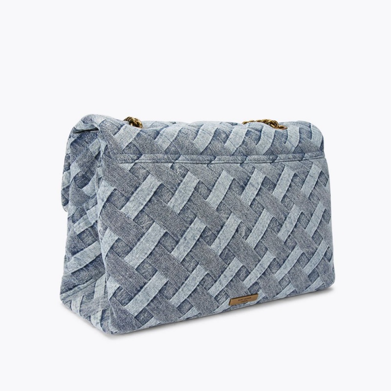 Kurt Geiger Xxl Denim Kensington Bag Denim | OPFQNH-063