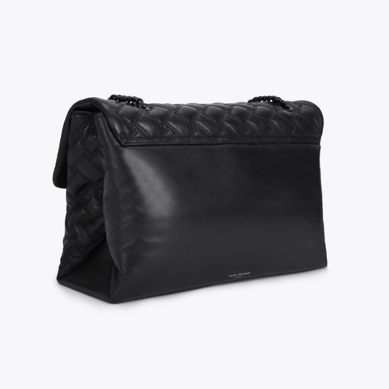 Kurt Geiger Xxl Kensington Drench Bag Negrii | FHKODI-096