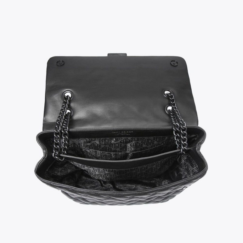 Kurt Geiger Xxl Kensington Drench Bag Negrii | FHKODI-096