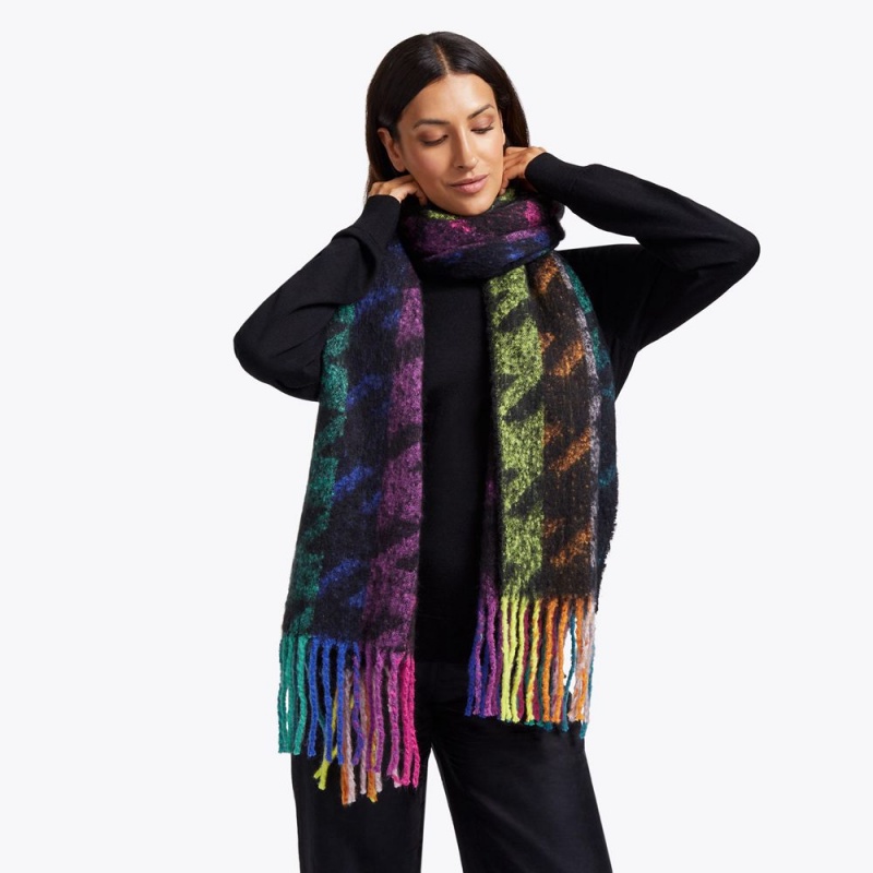 Kurt Geiger Yarndye Scarf Negrii | IRPFJE-701