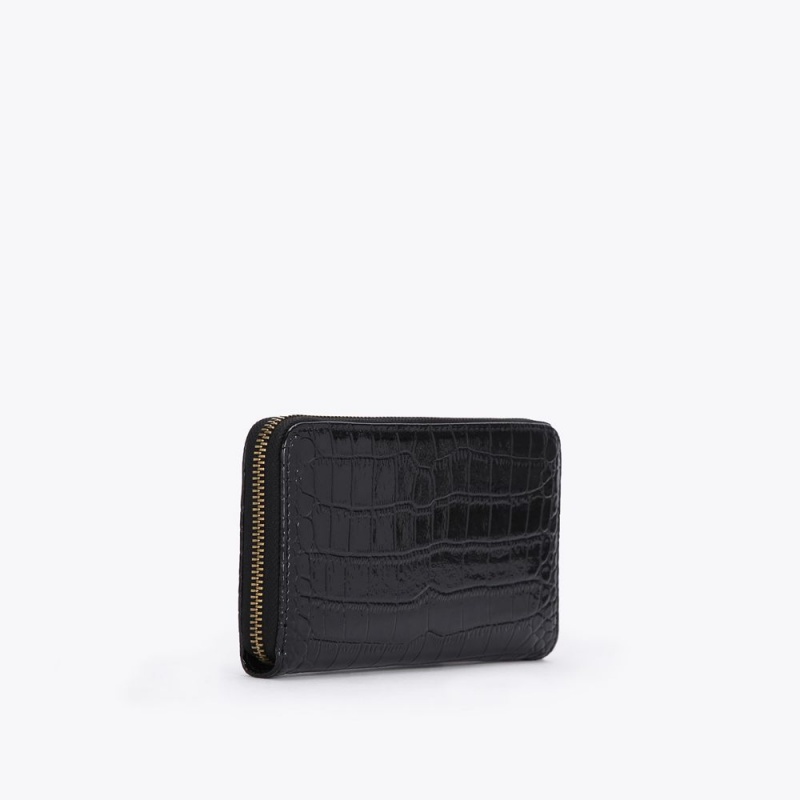 Kurt Geiger Zip Wallet Negrii | ZMGCOW-370